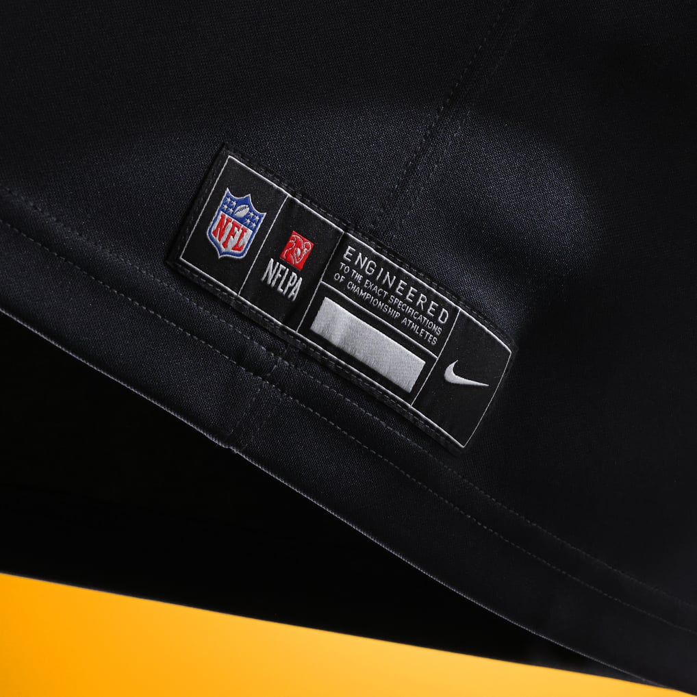 Men's Washington Commanders Mike Sainristil Nike Black Alternate Vapor F.U.S.E. Stitched Limited Jersey - Image 8