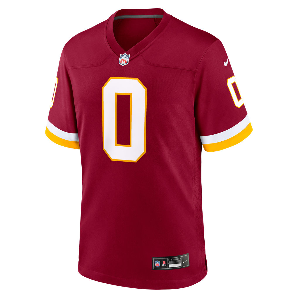 Men's Washington Commanders Mike Sainristil Nike Burgundy Game Jersey - Image 3