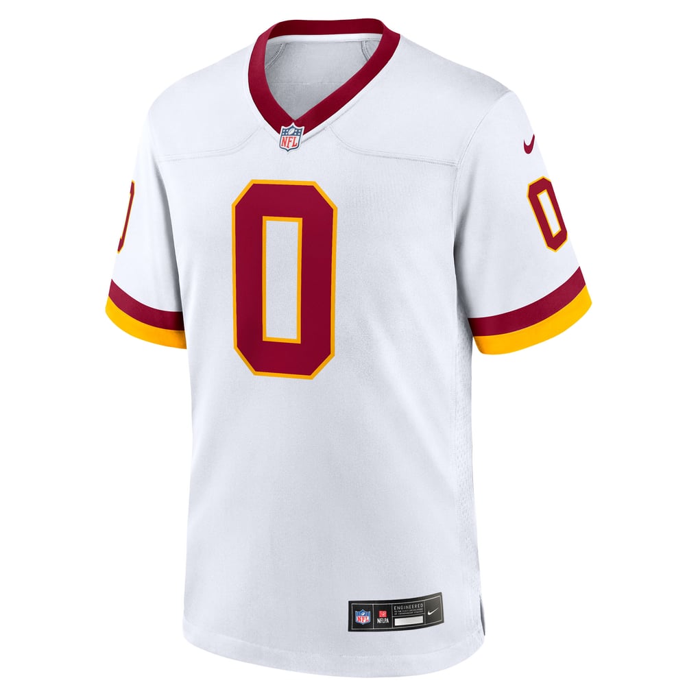 Men's Washington Commanders Mike Sainristil Nike White Game Super Bowl Era Jersey - Image 3