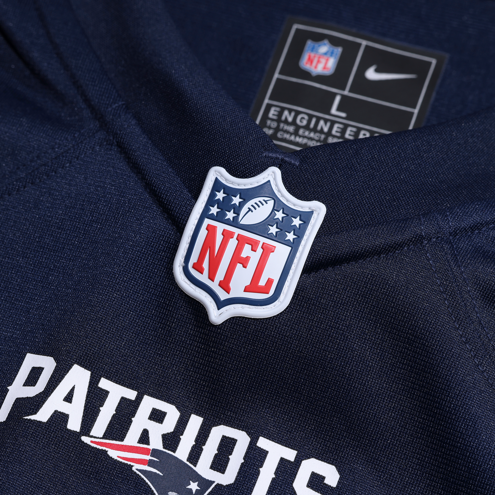 Men's New England Patriots Mike Vrabel Nike Navy Game Retired Player Jersey - Image 5