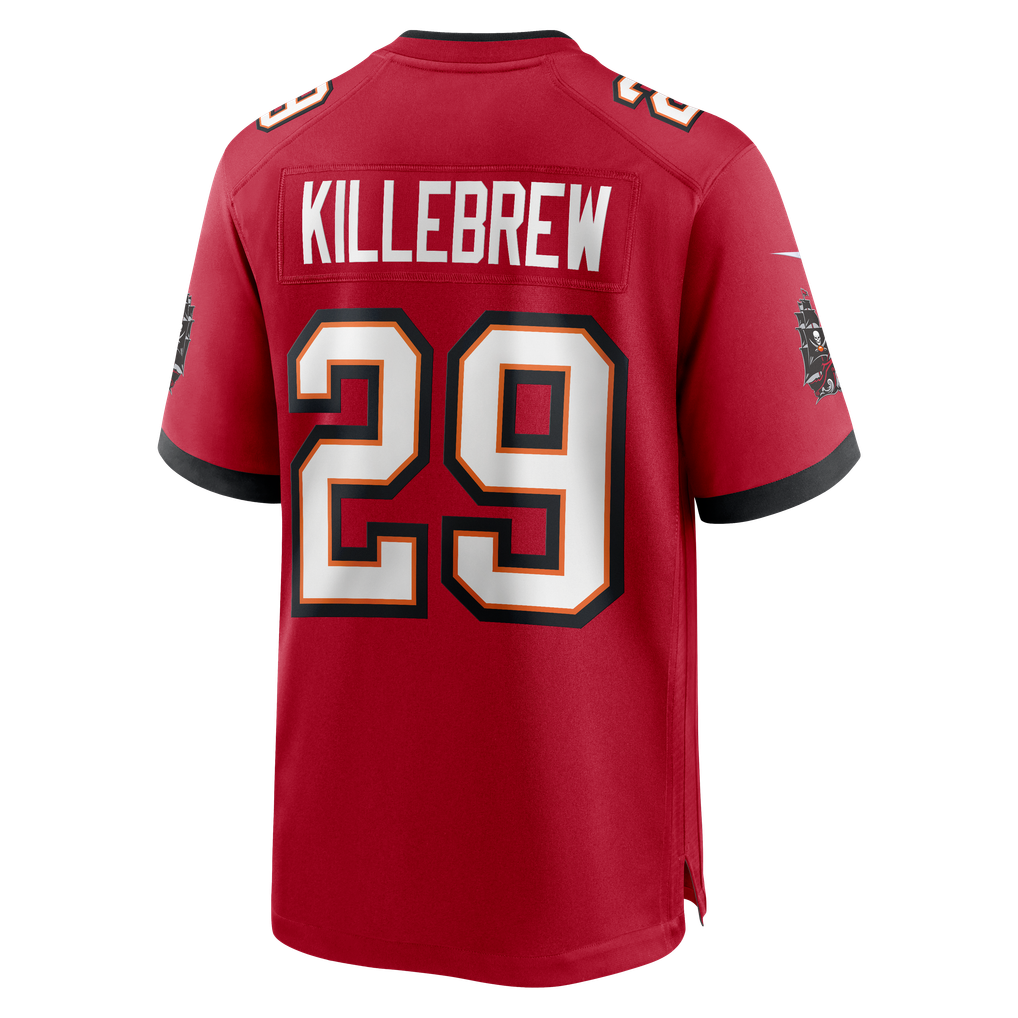 Men's Tampa Bay Buccaneers Miles Killebrew Nike Red Team Game Jersey - Image 6