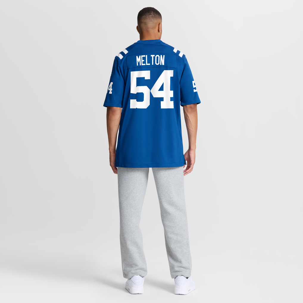 Men's Indianapolis Colts Mitchell Melton Nike Royal Team Game Jersey - Image 4