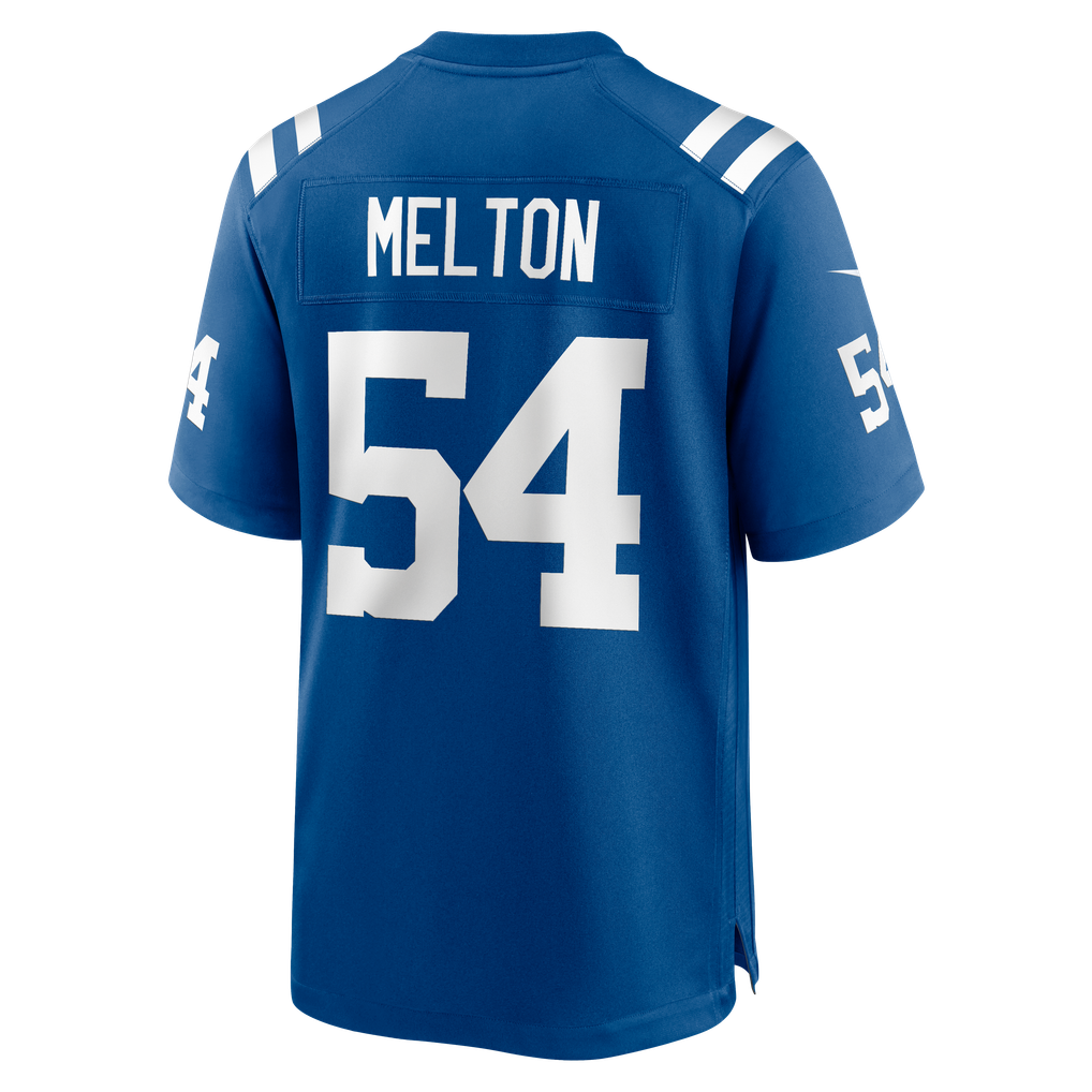 Men's Indianapolis Colts Mitchell Melton Nike Royal Team Game Jersey - Image 6