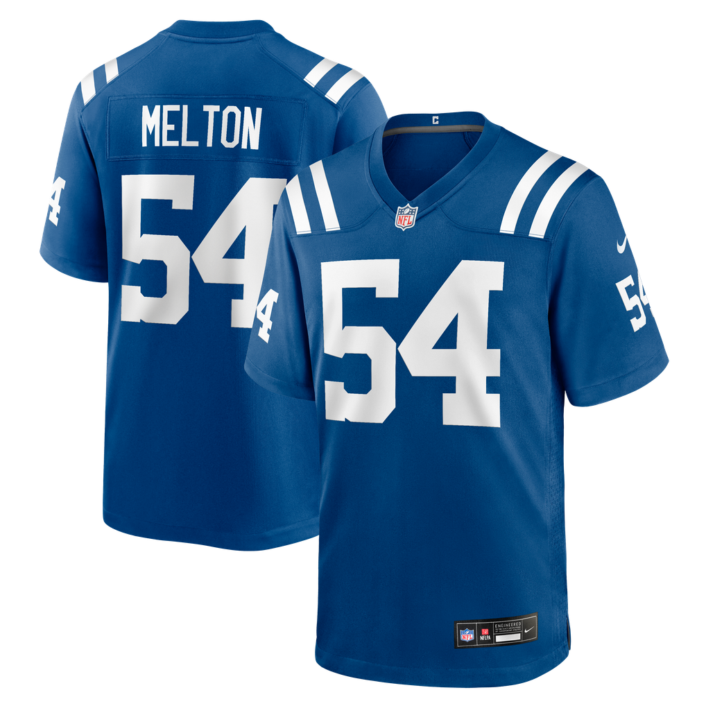 Men's Indianapolis Colts Mitchell Melton Nike Royal Team Game Jersey - Image 1