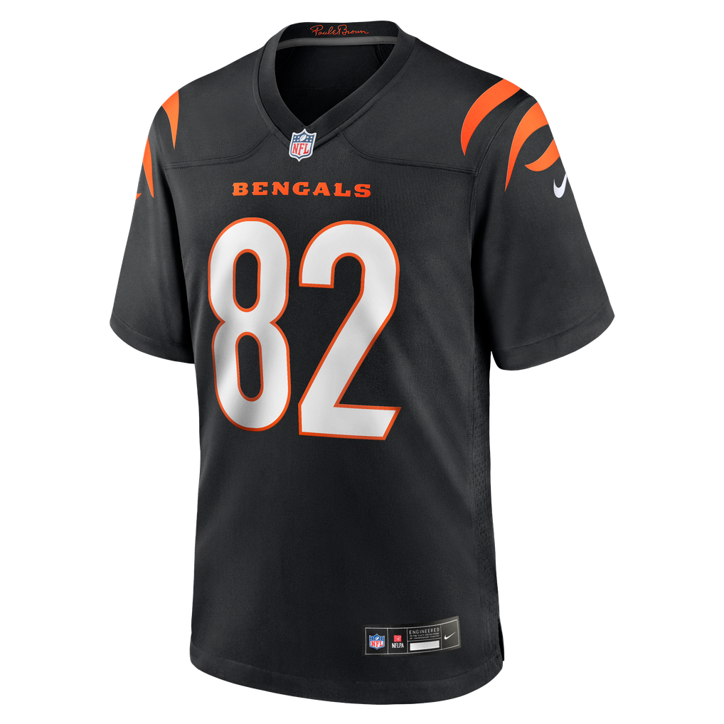 Men's Cincinnati Bengals Mitchell Tinsley Nike Black Team Game Jersey - Image 3