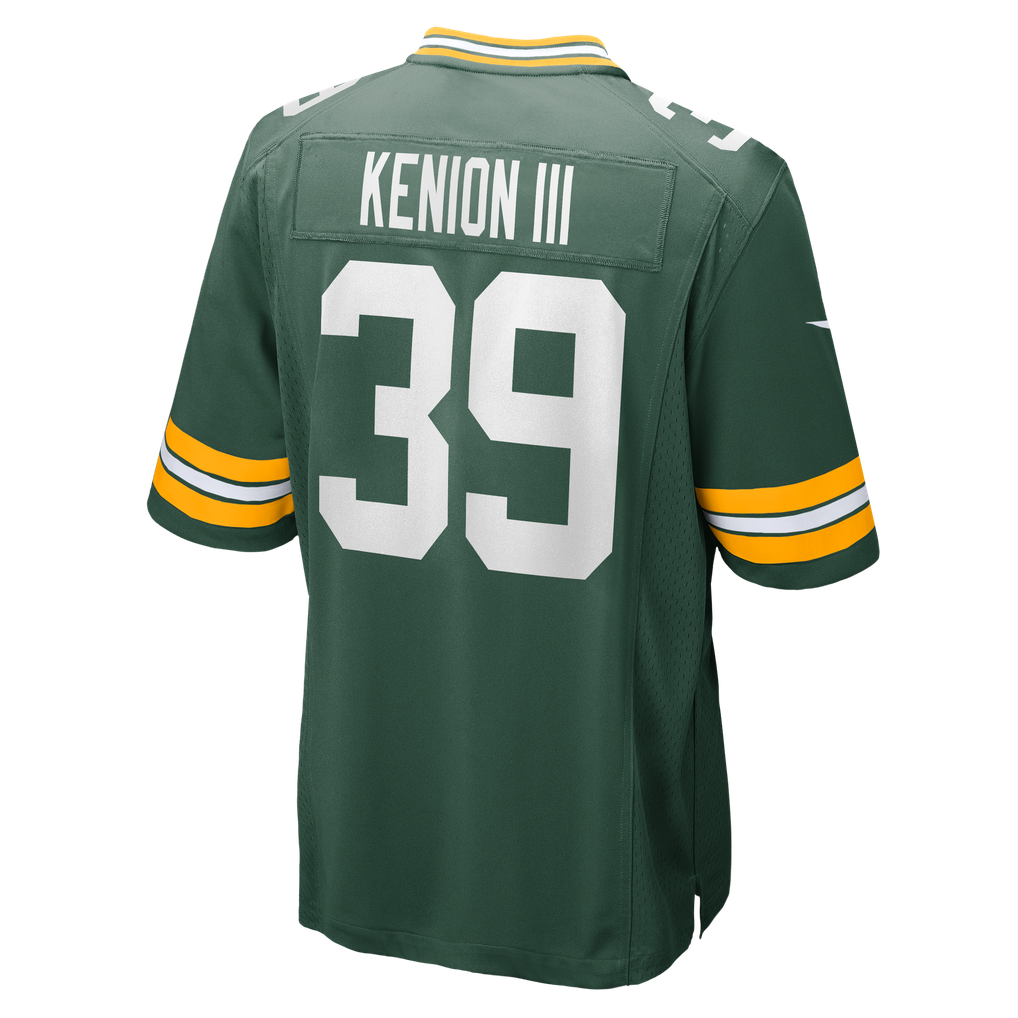 Men's Green Bay Packers Murvin Kenion III Nike Green Team Game Jersey - Image 6