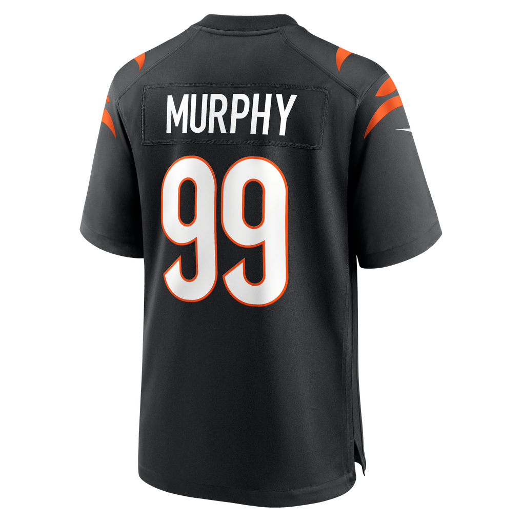 Men's Cincinnati Bengals Myles Murphy Nike Black Game Jersey - Image 4