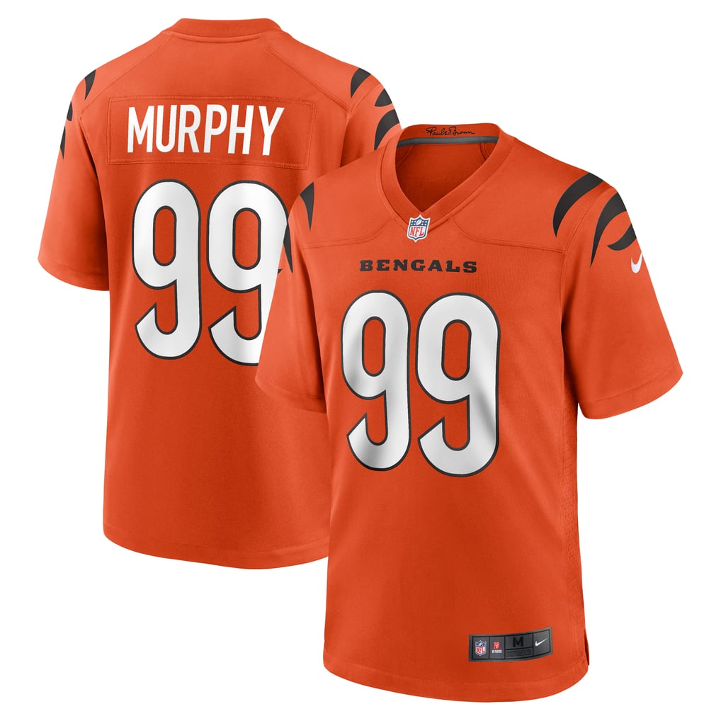 Men's Cincinnati Bengals Myles Murphy Nike Orange Alternate Game Jersey - Image 2