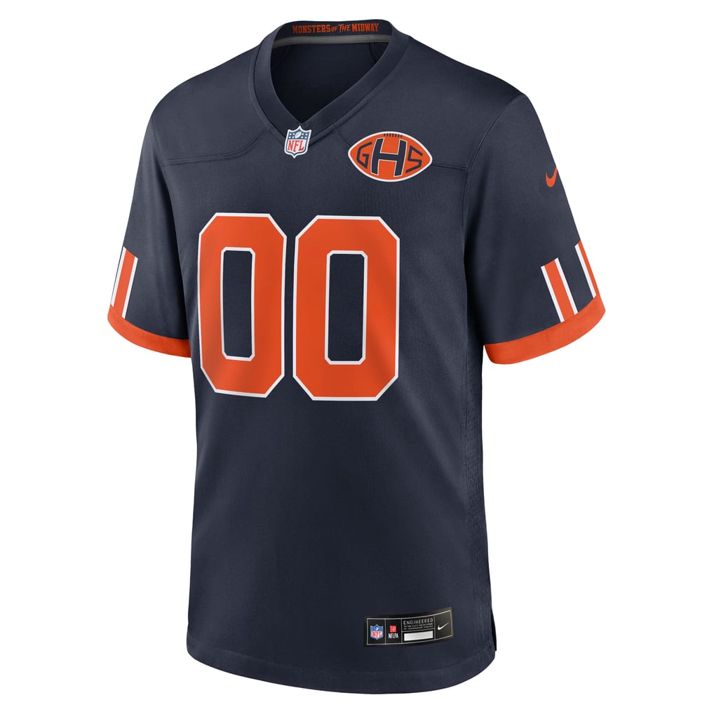 Men's Chicago Bears Nike Navy 2026 Rivalries Collection Game Custom Jersey - Image 3