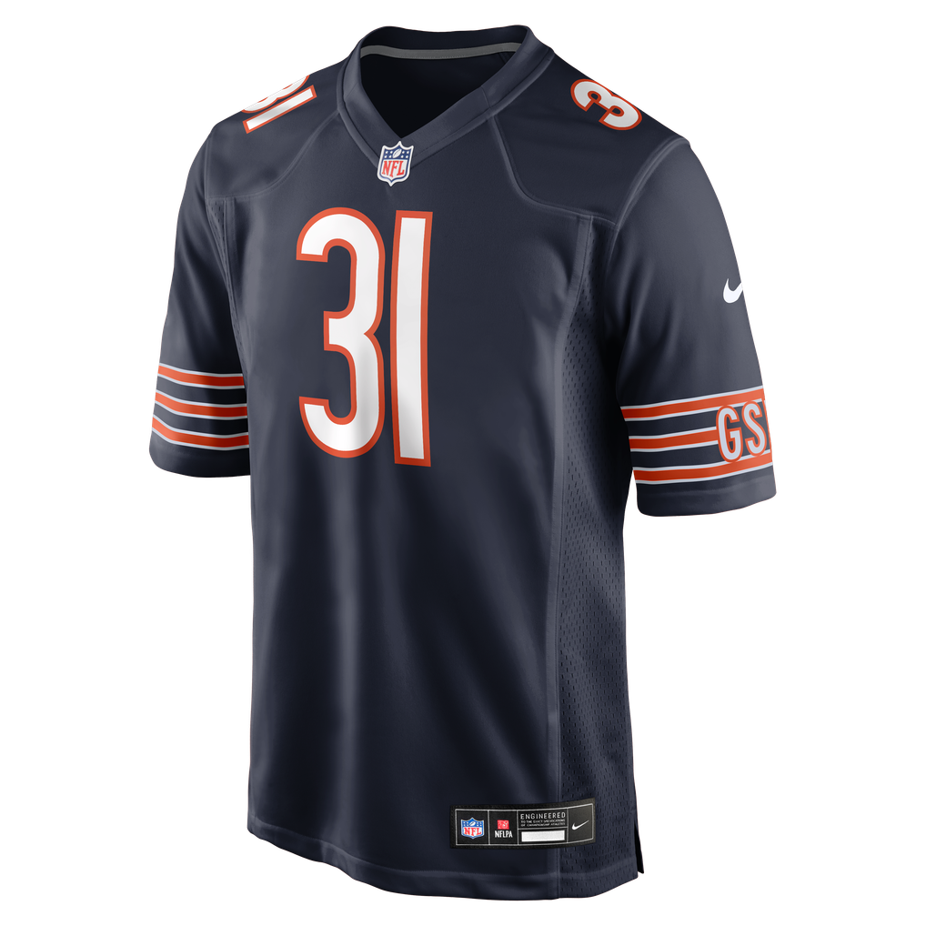 Men's Chicago Bears Dillon Thieneman Nike Navy Team Game Jersey - Image 3