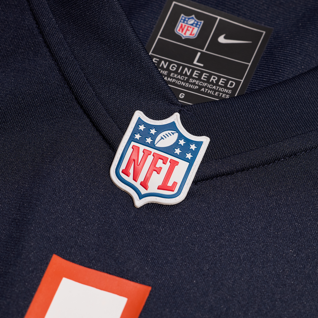 Men's Chicago Bears Dillon Thieneman Nike Navy Team Game Jersey - Image 7