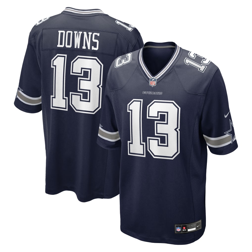 Men's Dallas Cowboys Caleb Downs Nike Navy Team Game Jersey - Image 2
