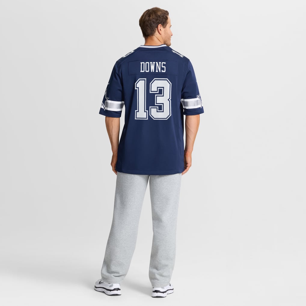 Men's Dallas Cowboys Caleb Downs Nike Navy Team Game Jersey - Image 4
