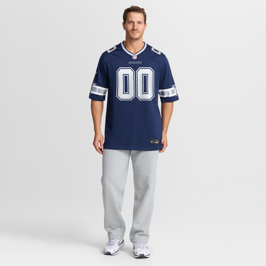 Men's Dallas Cowboys Nike Navy Custom Game Jersey - Image 8