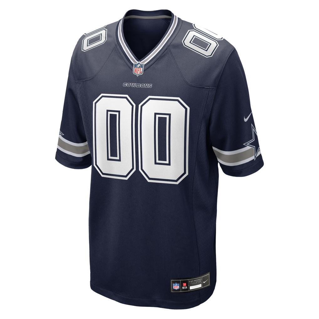 Men's Dallas Cowboys Nike Navy Custom Game Jersey - Image 3