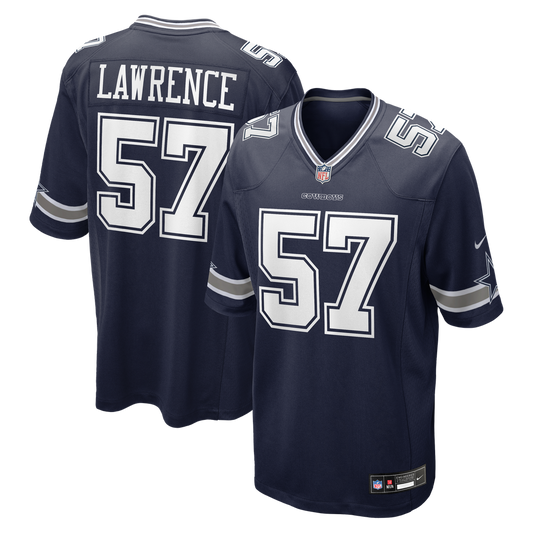 Men's Dallas Cowboys Malachi Lawrence Nike Navy Team Game Jersey - Image 1