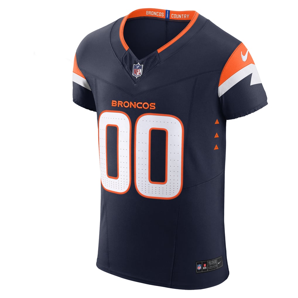 Men's Denver Broncos Nike Navy Alternate Vapor F.U.S.E. Elite Custom Jersey - Image 3
