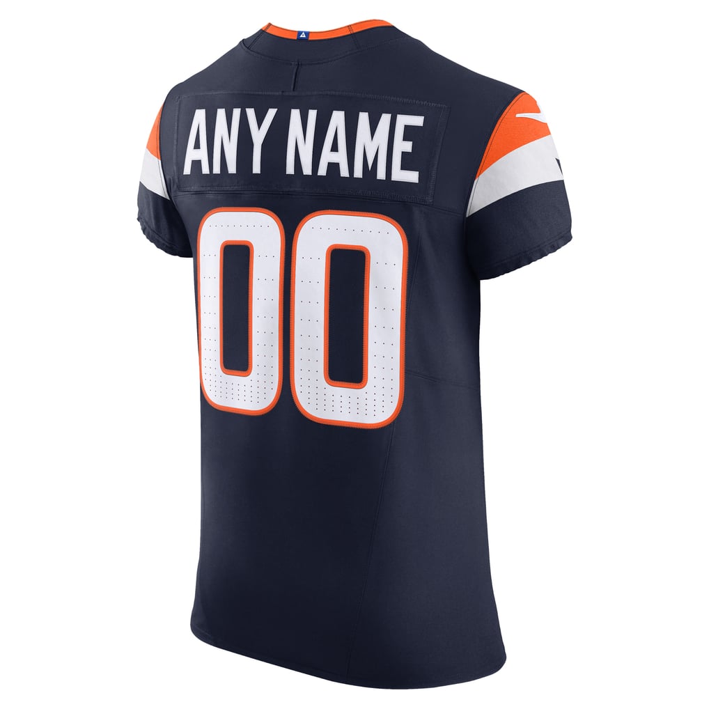 Men's Denver Broncos Nike Navy Alternate Vapor F.U.S.E. Elite Custom Jersey - Image 4