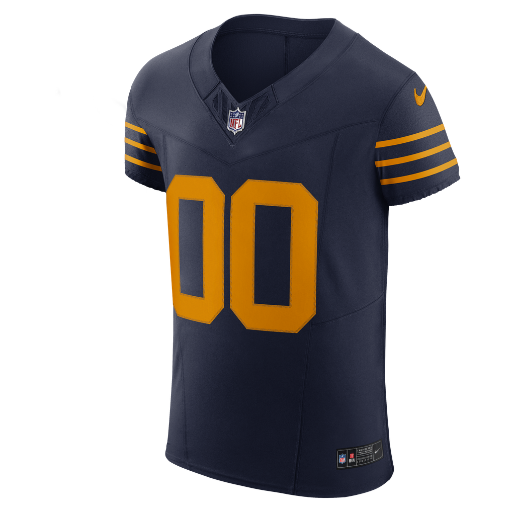 Men's Green Bay Packers  Nike Navy Alternate Vapor F.U.S.E. Elite Custom Jersey - Image 3