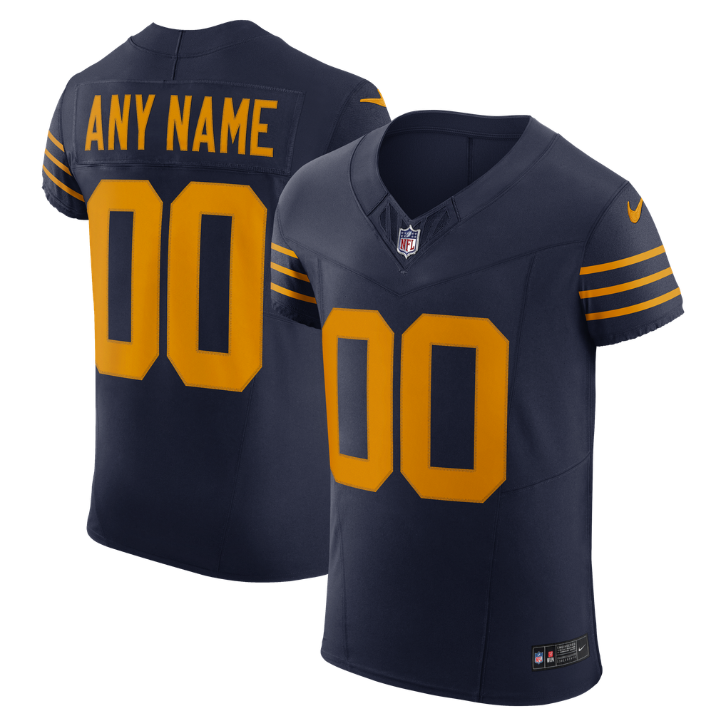 Men's Green Bay Packers  Nike Navy Alternate Vapor F.U.S.E. Elite Custom Jersey - Image 1