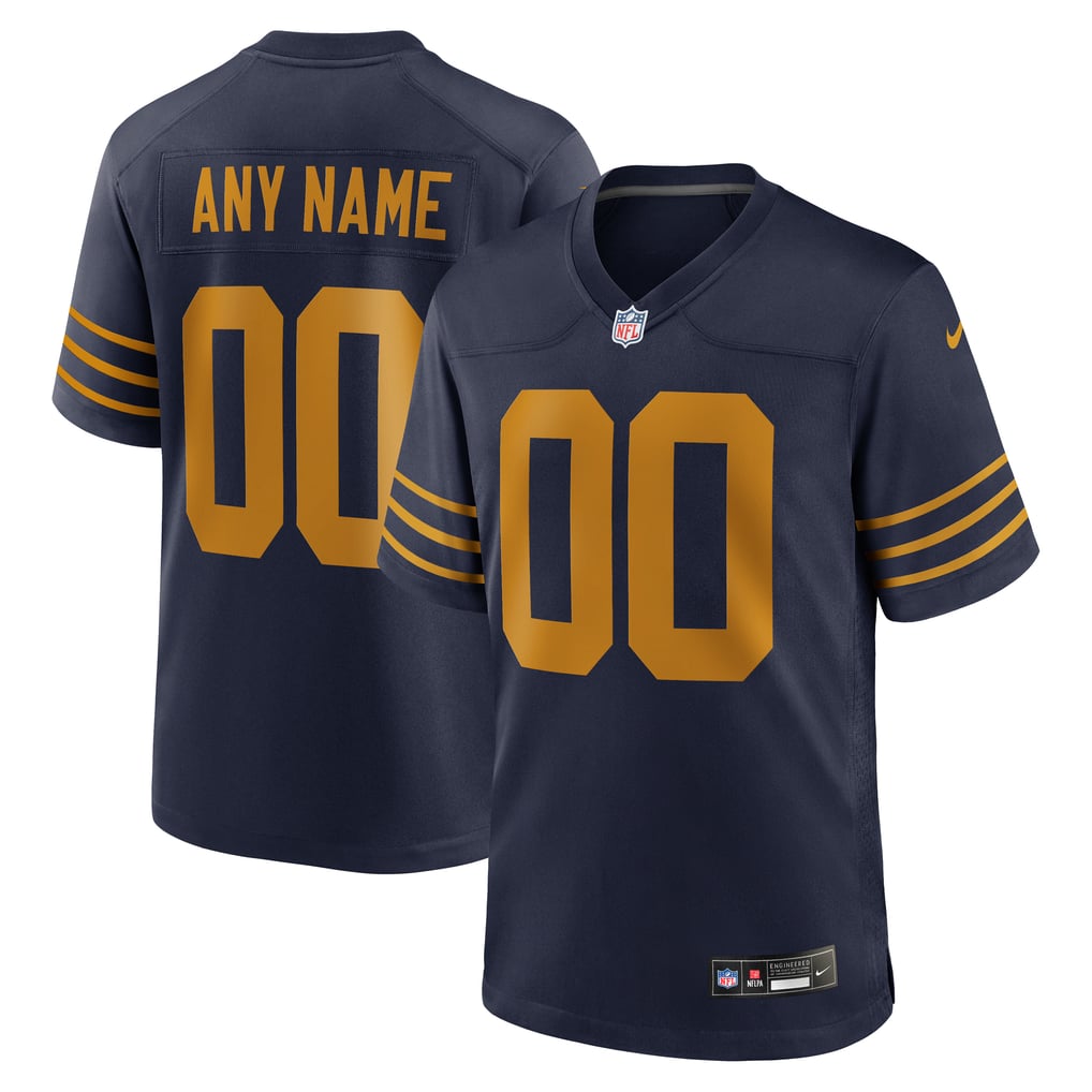 Men's Green Bay Packers Nike Navy The 1923 Classic Game Custom Jersey - Image 1