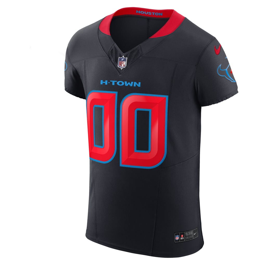 Men's Houston Texans Nike  Navy Alternate Vapor F.U.S.E. Elite Custom Jersey - Image 3