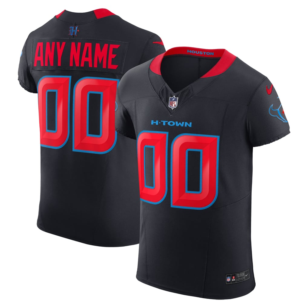 Men's Houston Texans Nike  Navy Alternate Vapor F.U.S.E. Elite Custom Jersey - Image 1