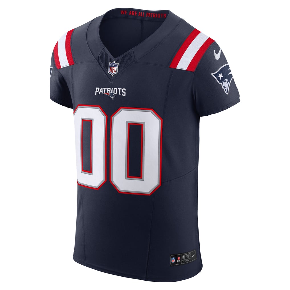 Men's New England Patriots Nike Navy Vapor F.U.S.E. Elite Custom Jersey - Image 3
