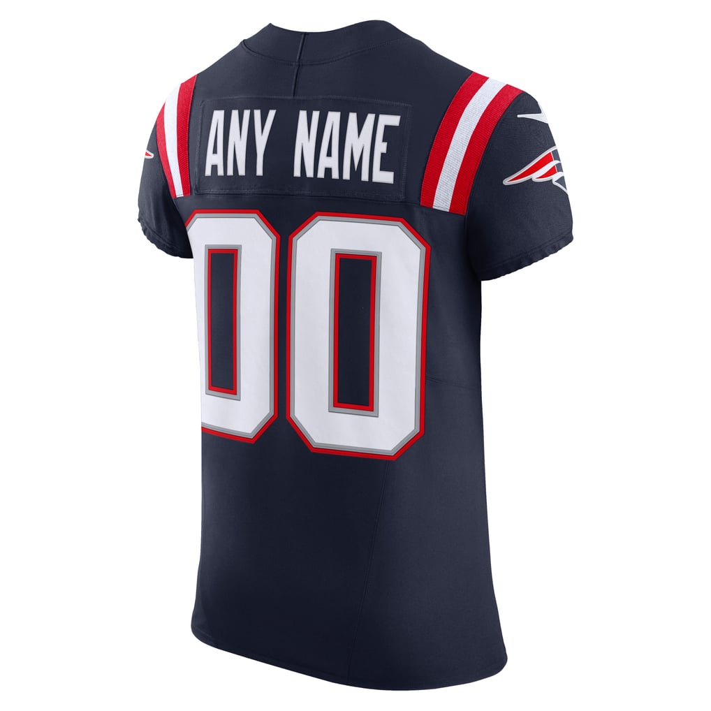 Men's New England Patriots Nike Navy Vapor F.U.S.E. Elite Custom Jersey - Image 4