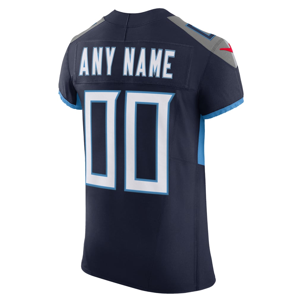 Men's Tennessee Titans Nike Navy  Vapor F.U.S.E. Elite Custom Jersey - Image 4