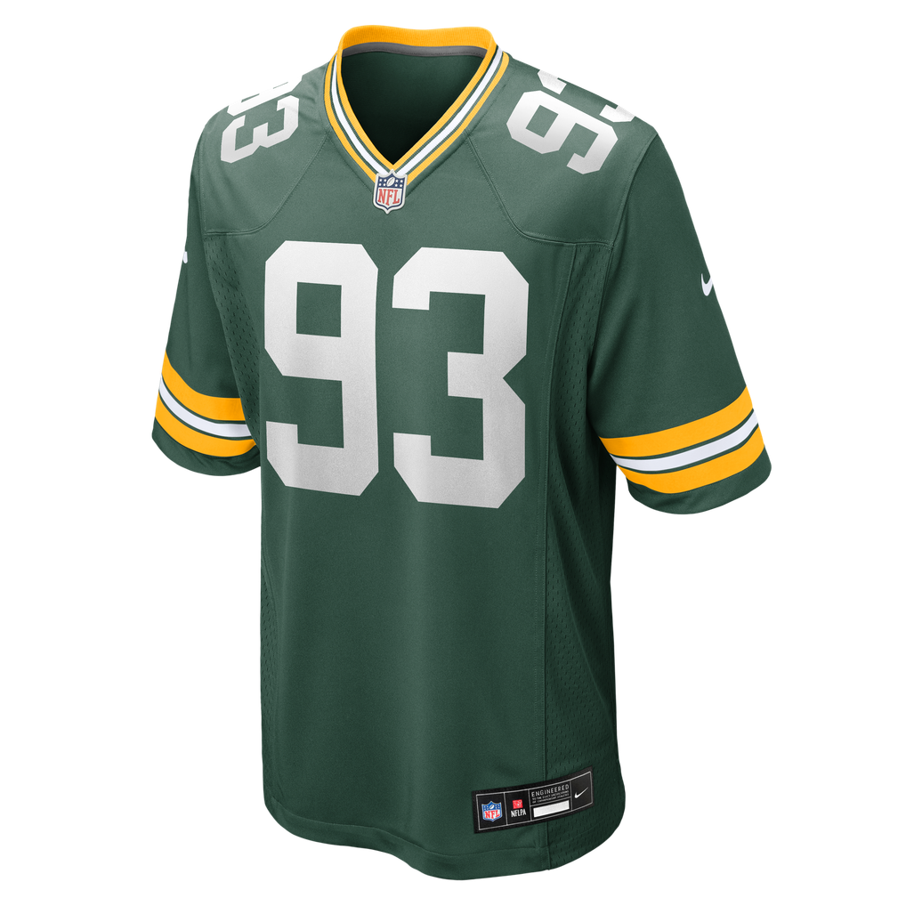 Men's Green Bay Packers Nazir Stackhouse Nike  Green Team Game Jersey - Image 3