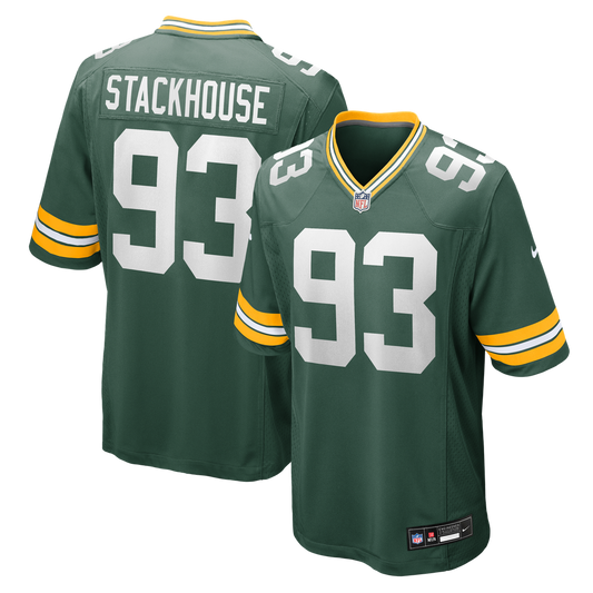 Men's Green Bay Packers Nazir Stackhouse Nike  Green Team Game Jersey - Image 1