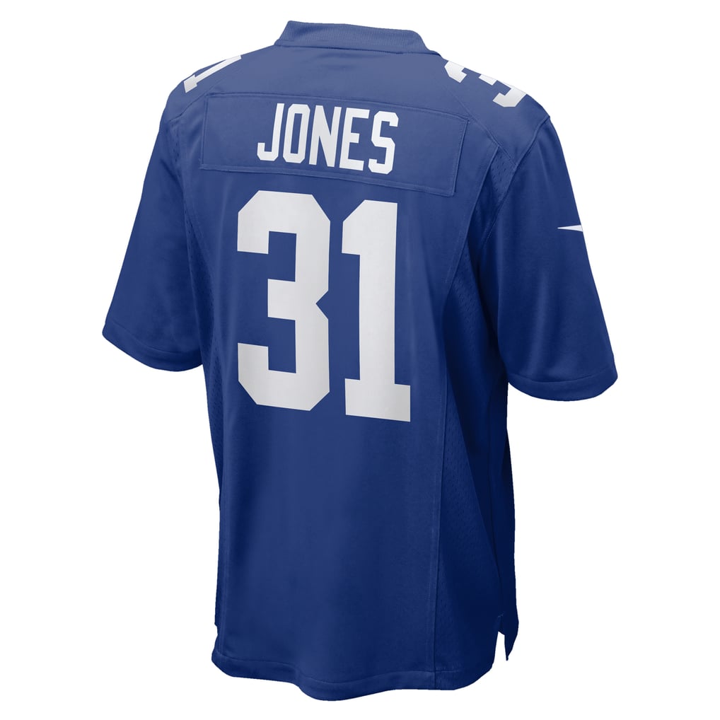 Men's New York Giants Nic Jones Nike  Royal Team Game Jersey - Image 4