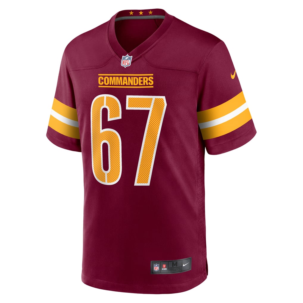 Men's Washington Commanders Nick Allegretti Nike  Burgundy  Game Jersey - Image 3