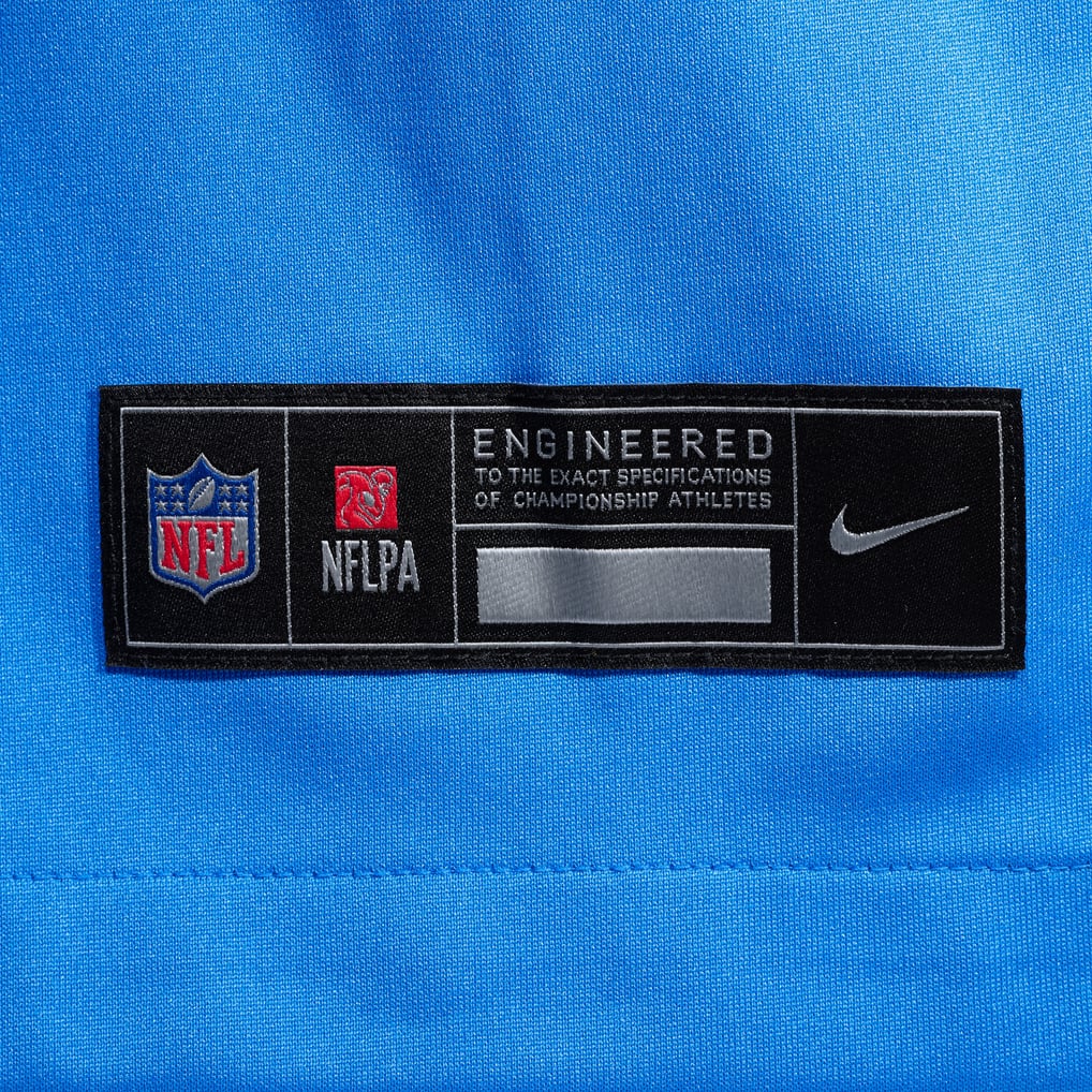 Men's Los Angeles Chargers Nick Barrett Nike Powder Blue Team Game Jersey - Image 9