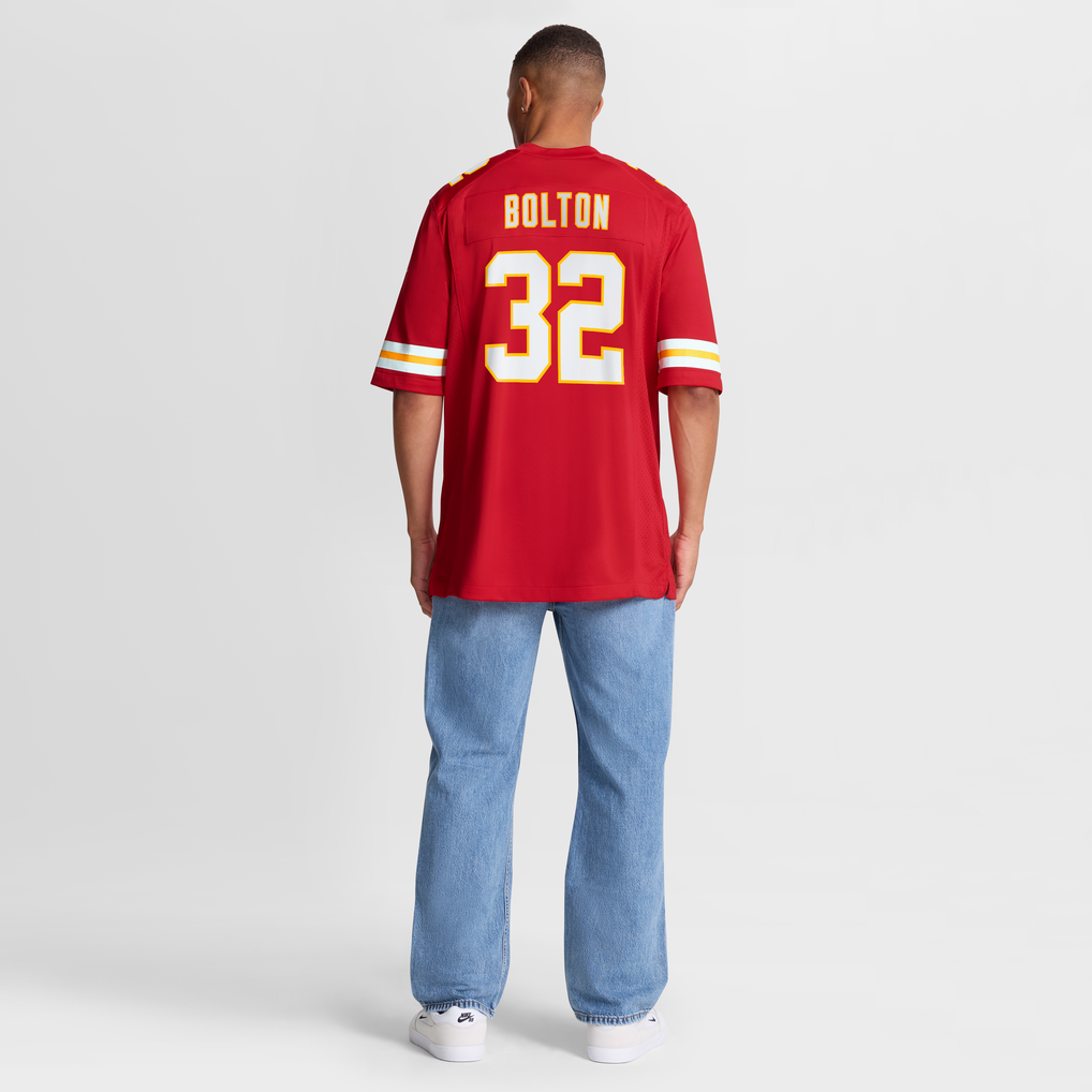 Men's Kansas City Chiefs Nick Bolton Nike Red Game Jersey - Image 9