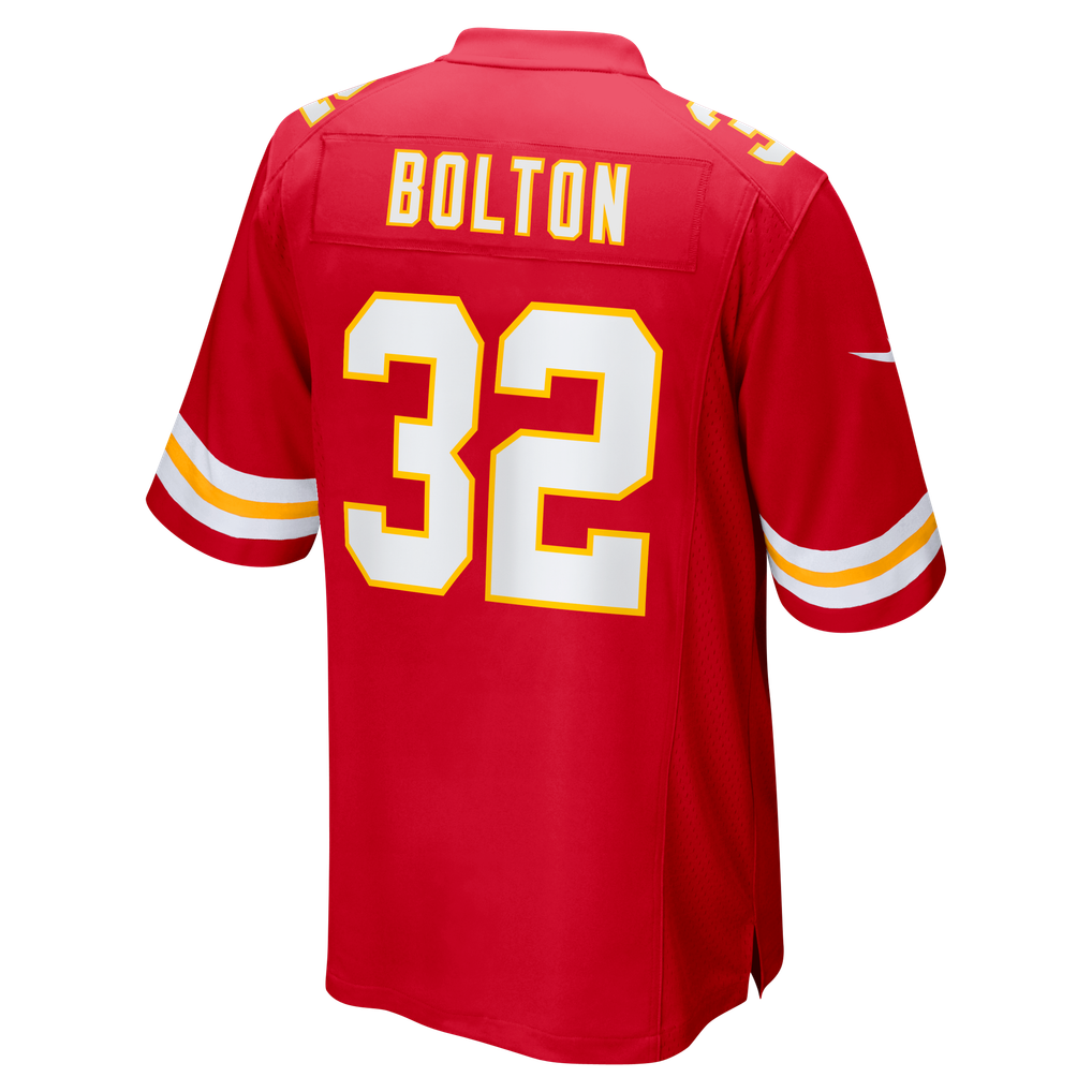 Men's Kansas City Chiefs Nick Bolton Nike Red Game Jersey - Image 4