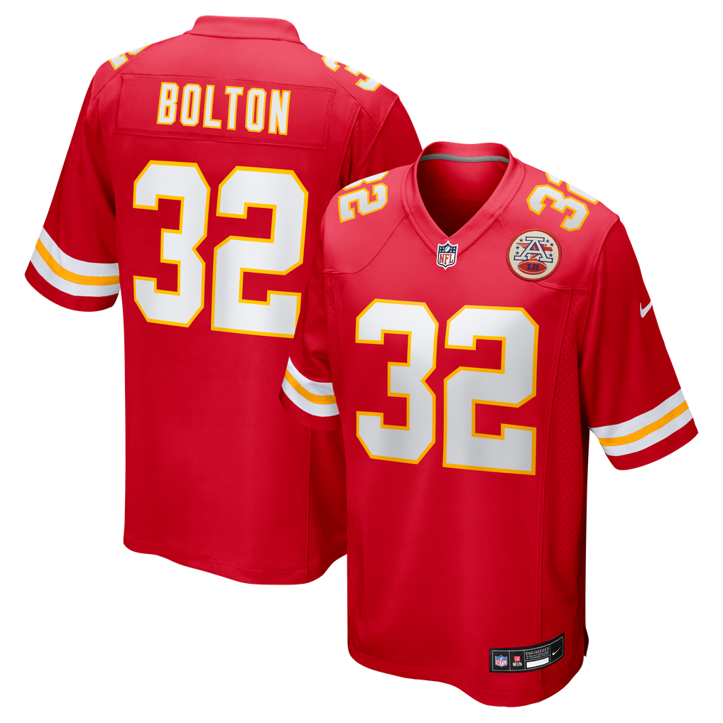 Men's Kansas City Chiefs Nick Bolton Nike Red Game Jersey - Image 1