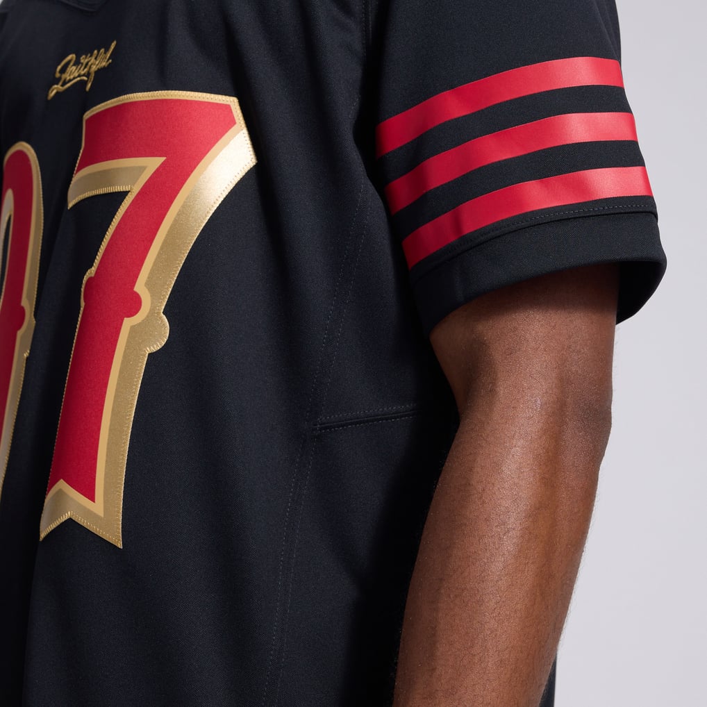 Men's San Francisco 49ers Nick Bosa Nike Black Rivalries Collection Stitched Limited Jersey - Image 16