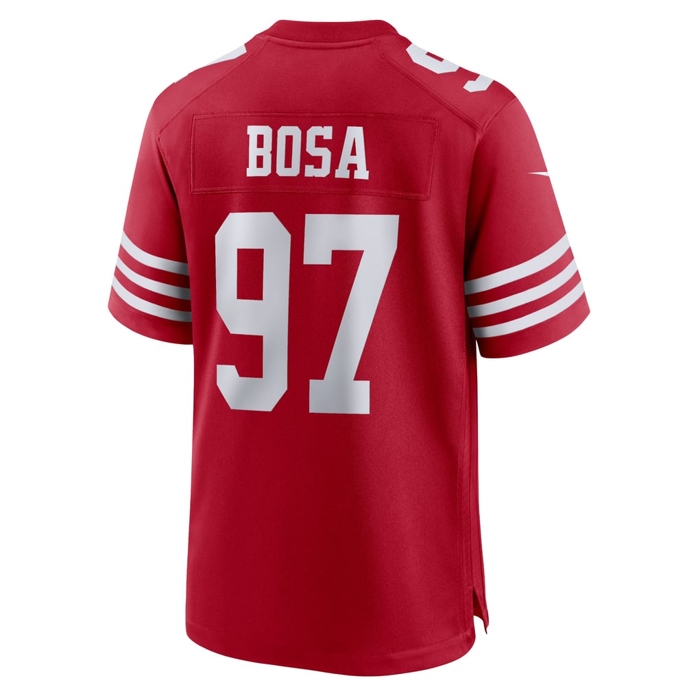 Men's San Francisco 49ers Nick Bosa Nike Scarlet Player Game Jersey - Image 4