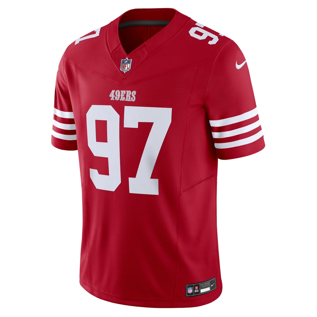 Men's San Francisco 49ers Nick Bosa Nike Scarlet Vapor F.U.S.E. Limited Jersey - Image 3