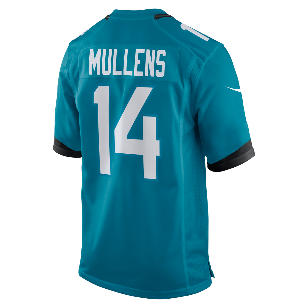 Men's Jacksonville Jaguars Nick Mullens Nike  Teal Team Game Jersey - Image 4