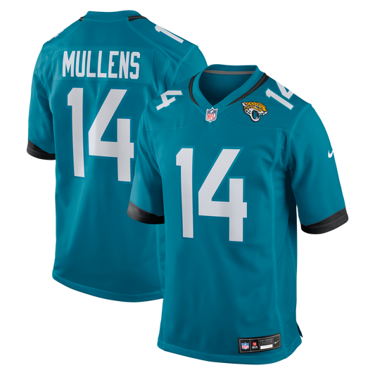 Men's Jacksonville Jaguars Nick Mullens Nike  Teal Team Game Jersey - Image 1