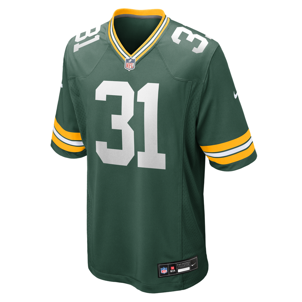 Men's Green Bay Packers Nick Niemann Nike  Green Team Game Jersey - Image 3