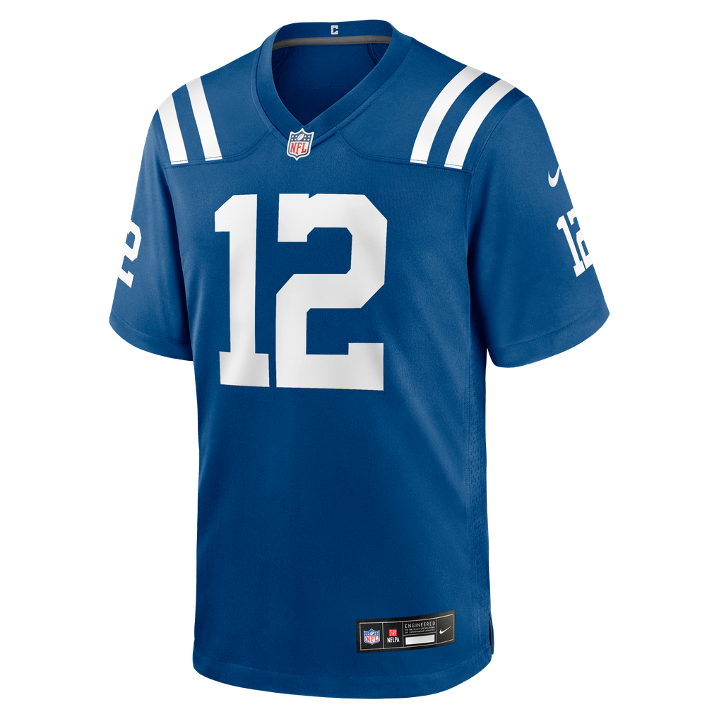 Men's Indianapolis Colts Nick Westbrook-Ikhine Nike Royal Team Game Jersey - Image 5
