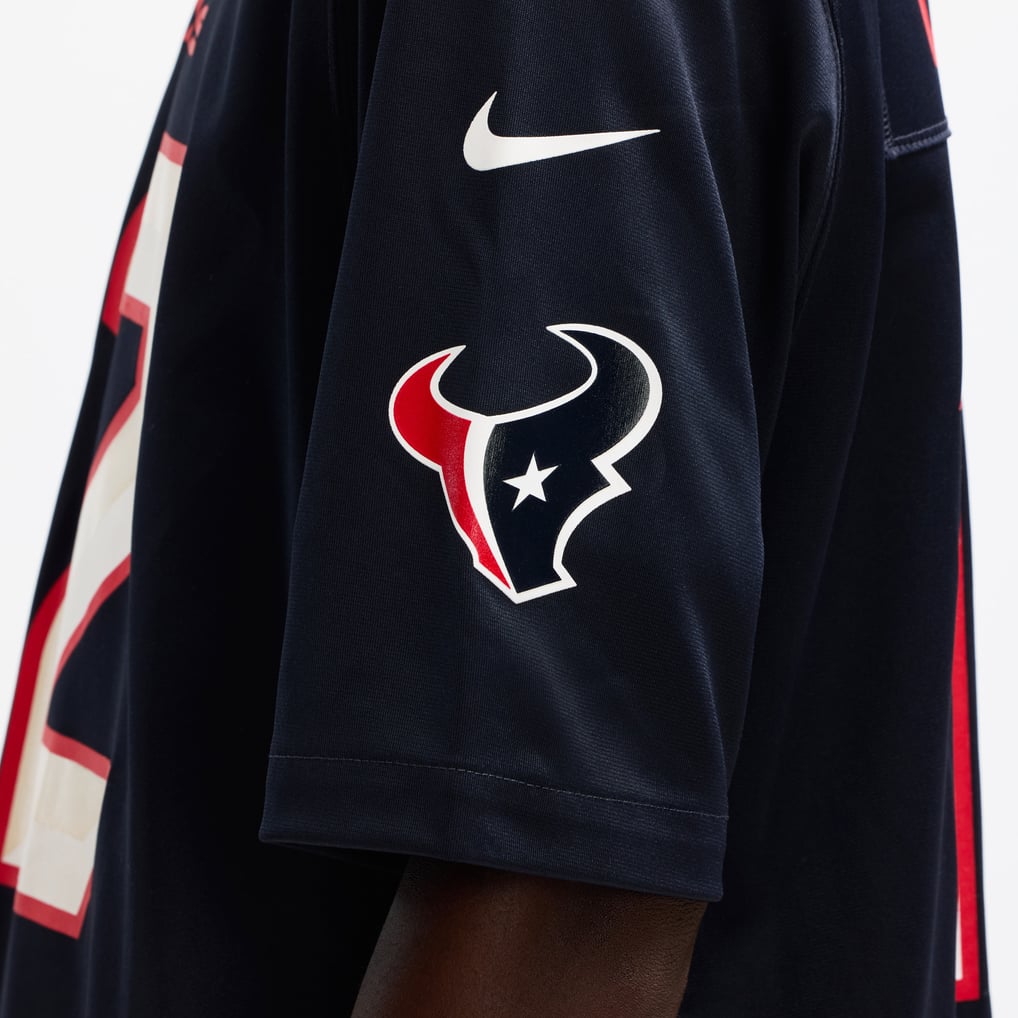 Men's Houston Texans Nico Collins Nike Navy Game Jersey - Image 11