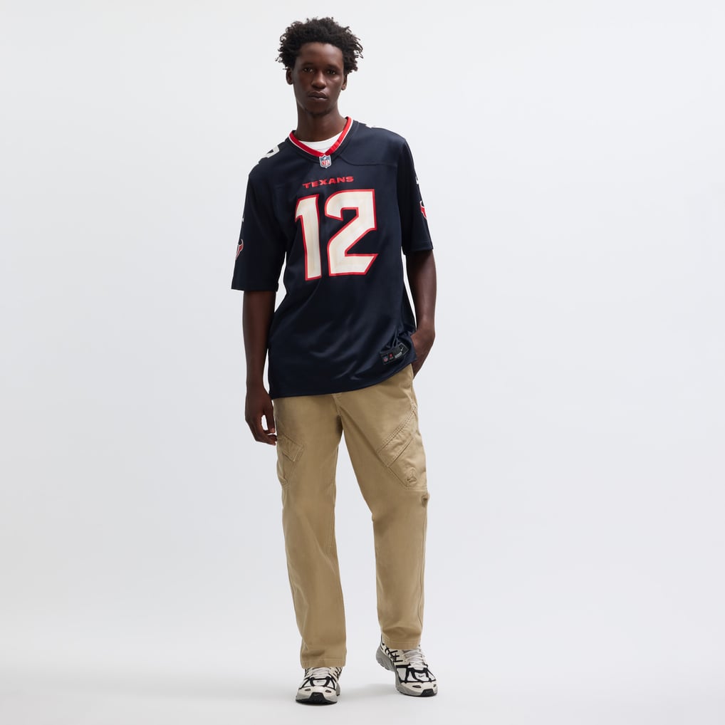 Men's Houston Texans Nico Collins Nike Navy Game Jersey - Image 7