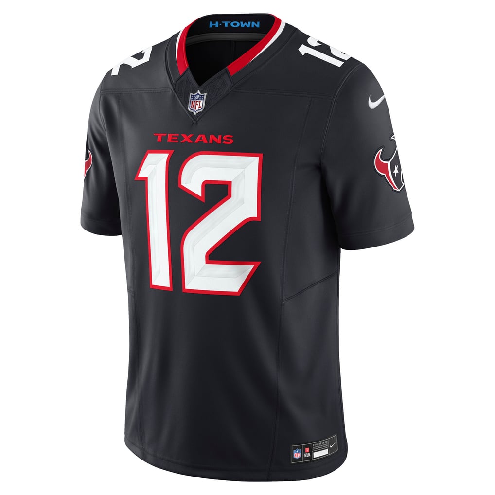 Men's Houston Texans Nico Collins Nike Navy Team Vapor F.U.S.E. Limited Jersey - Image 3