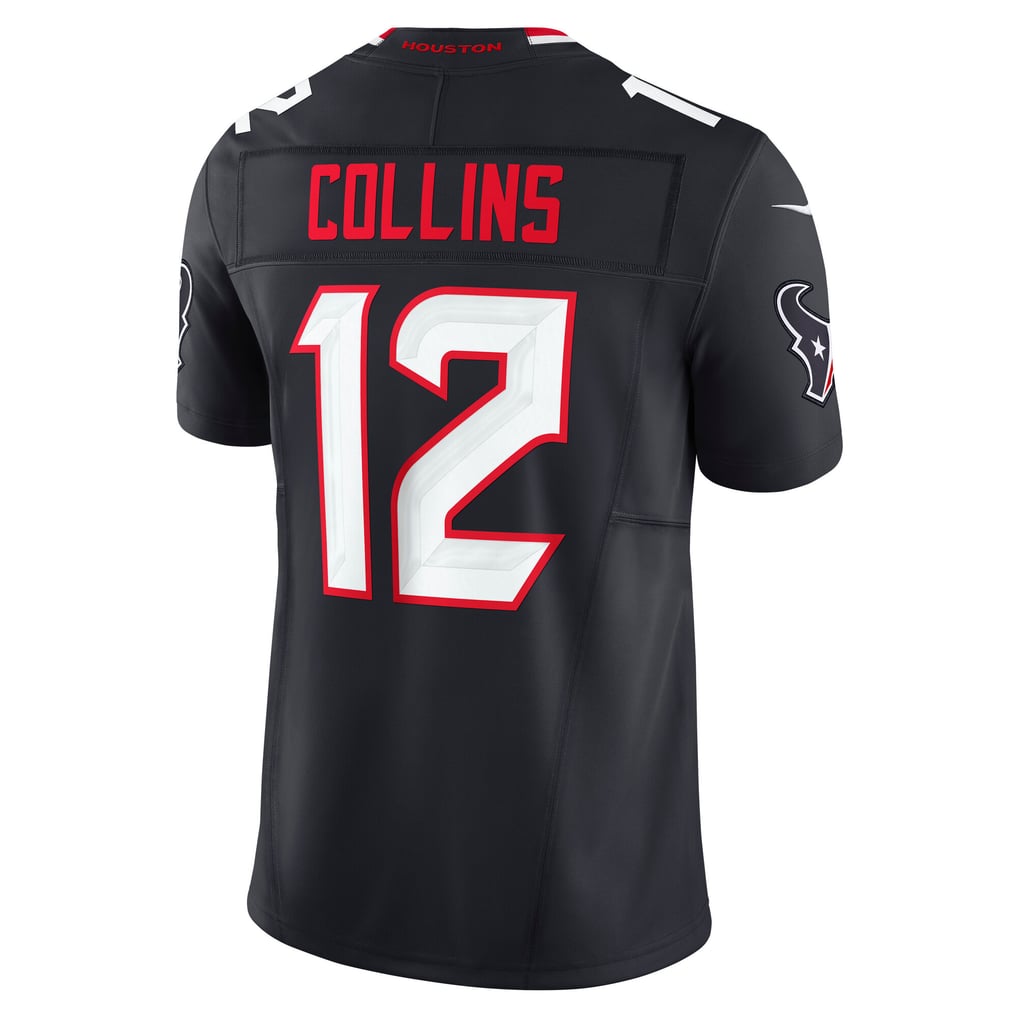 Men's Houston Texans Nico Collins Nike Navy Team Vapor F.U.S.E. Limited Jersey - Image 4
