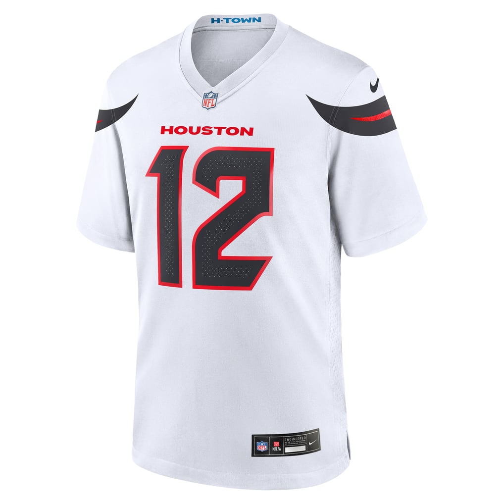 Men's Houston Texans Nico Collins Nike  White Game Jersey - Image 3